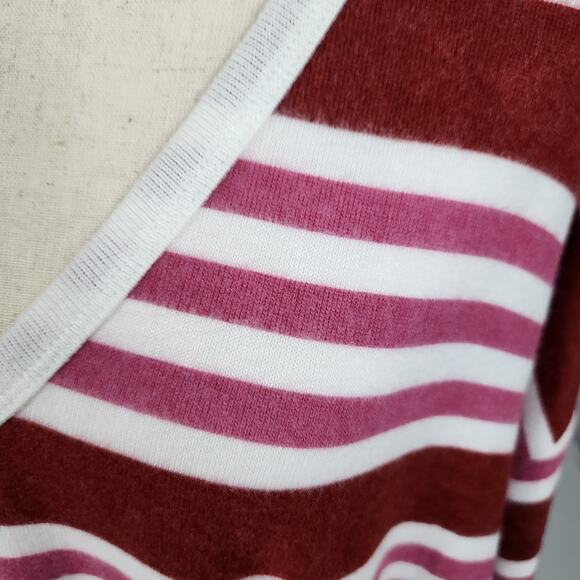 Torrid Top Relaxed Fit Super Soft Plush V-Neck Drop Shoulder Pink Size 2X New - Picture 10 of 14